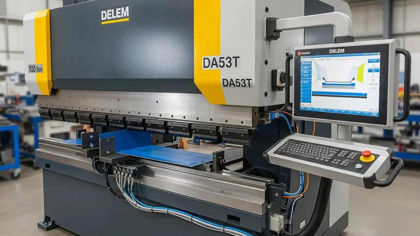 100 トンCNCプレスブレーキデレム Da53t