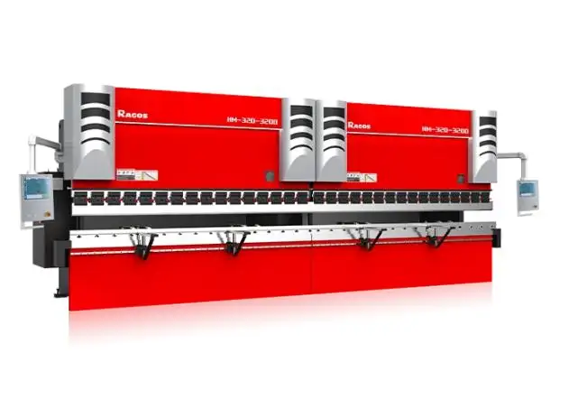クラウニング付きCNCプレスブレーキ