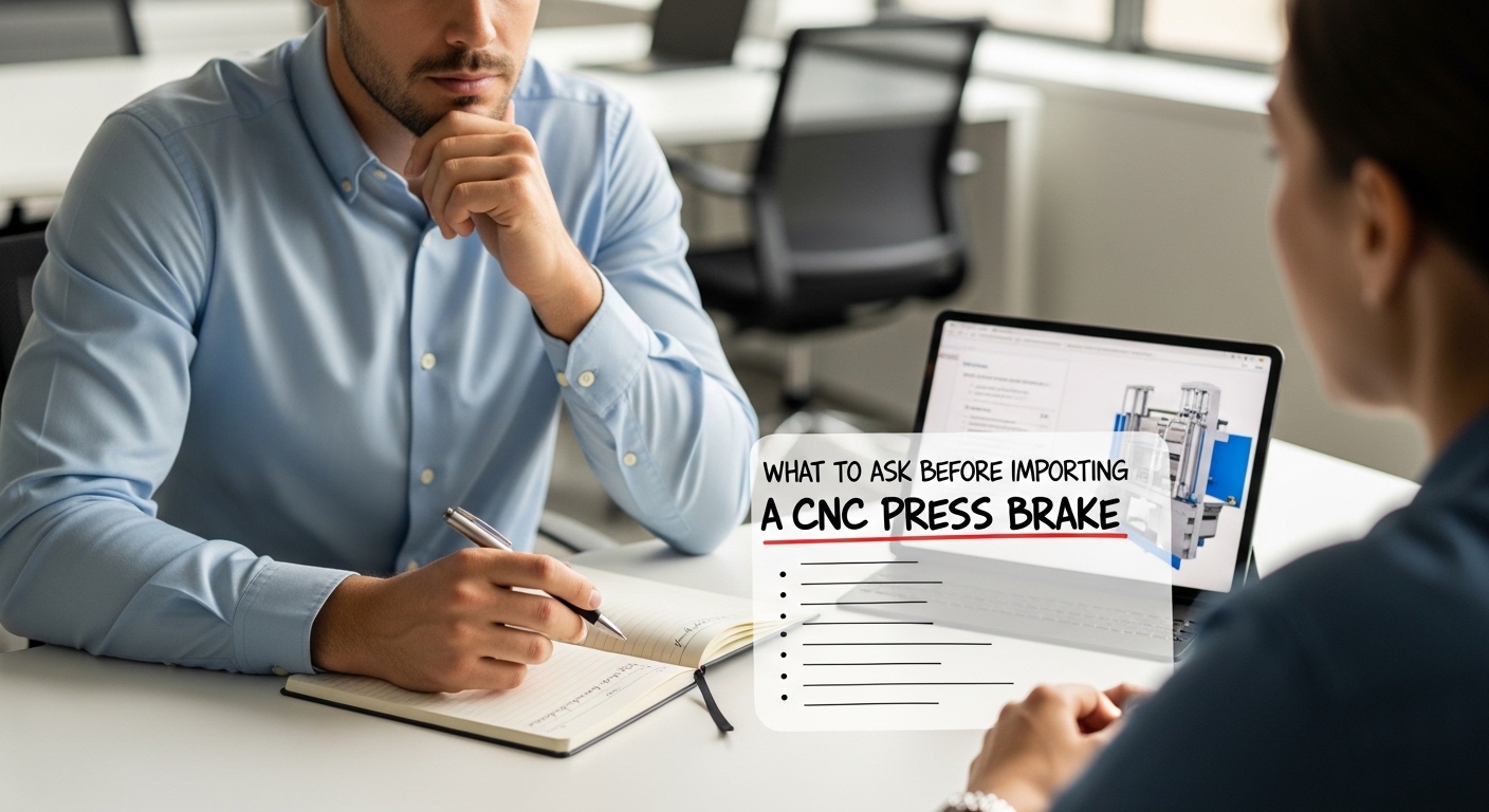 CNCプレスブレーキを輸入する前に質問すべきこと