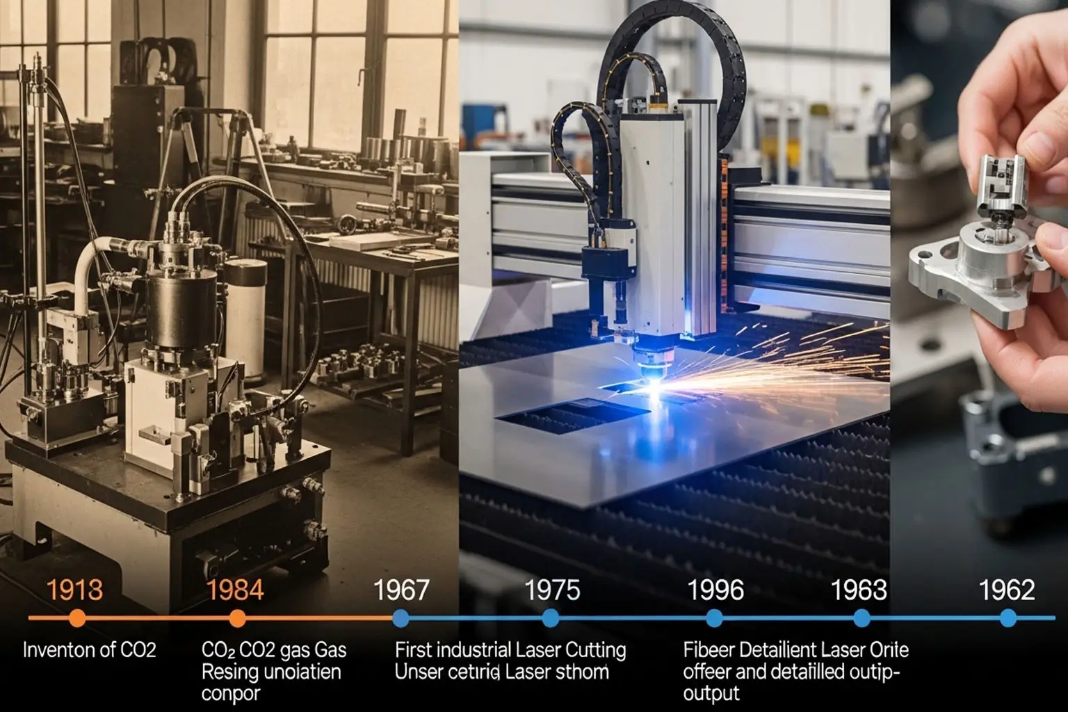 レーザーカッティングの歴史: 科学理論から産業的精密さへ
