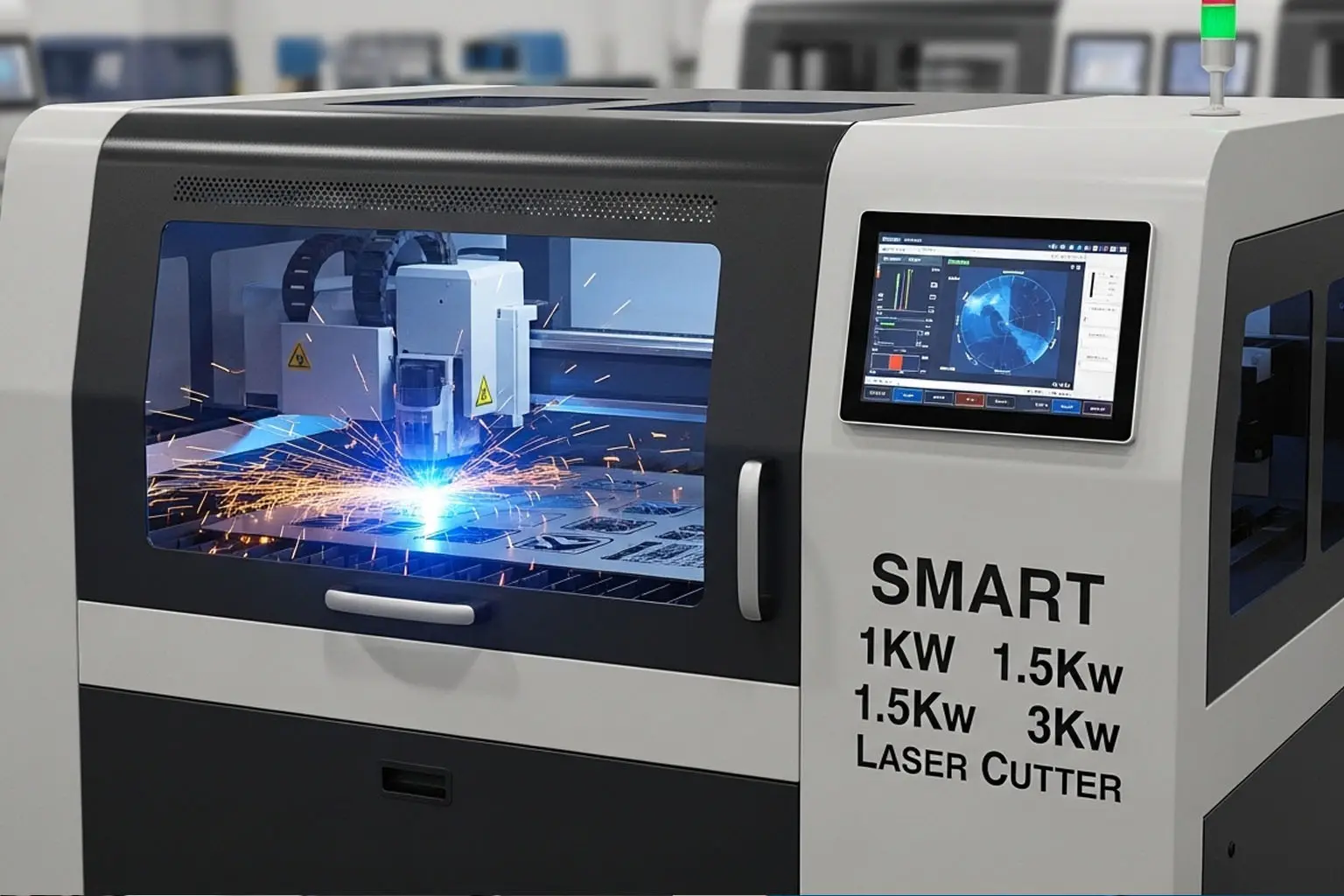 JS RAGOS Smart 1kW–3kW Fiber Laser Cutting Machine