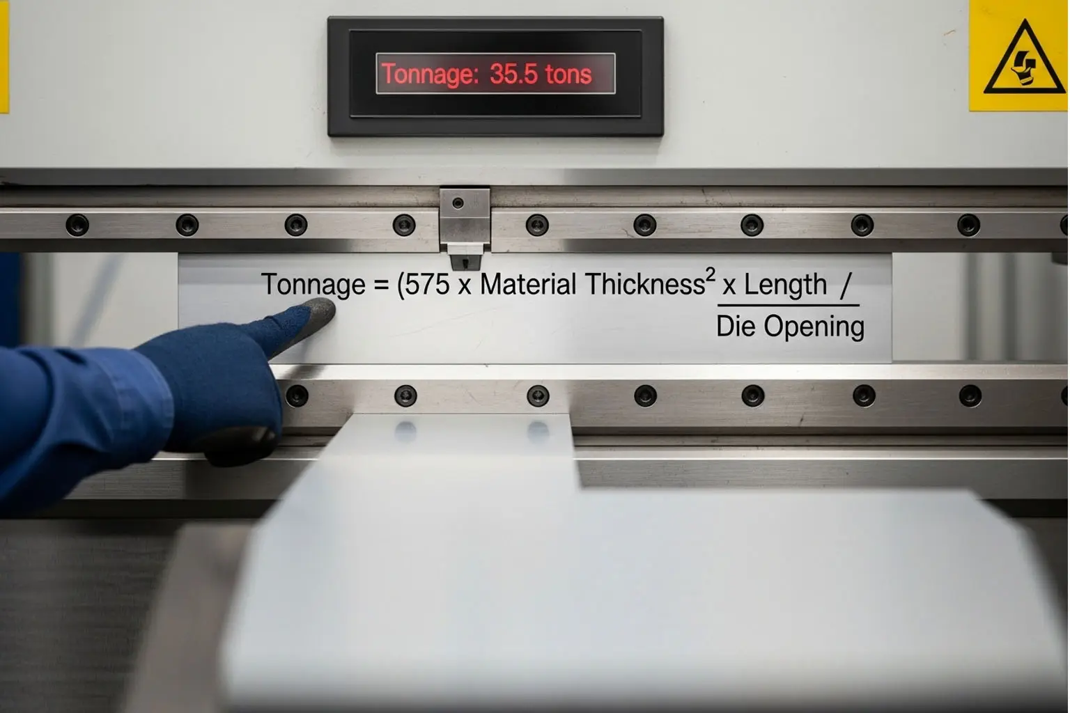 プレスブレーキトン数の計算方法: 正確な曲げのための実践ガイド